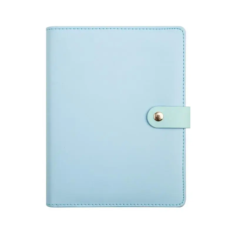 A5 Кожаный спиральный ежедневник, ежедневник, записная книжка, ежедневник, еженедельник, ежемесячный планировщик, записная книжка для путешествий, записная книжка D40 - Цвет: blue