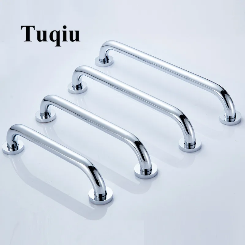 

Bathroom Bathtub Handrail Safety Grab Bar for The Old People Copper bathroom Handle Armrest Chrome Grab Bar 30cm-50cm Hand Bar