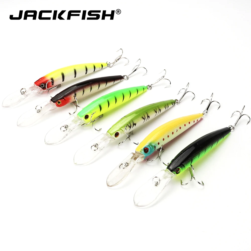 JACKFISH шумовая рыболовная приманка в виде гольяна большого размера 6 шт./лот 14 см/16 г