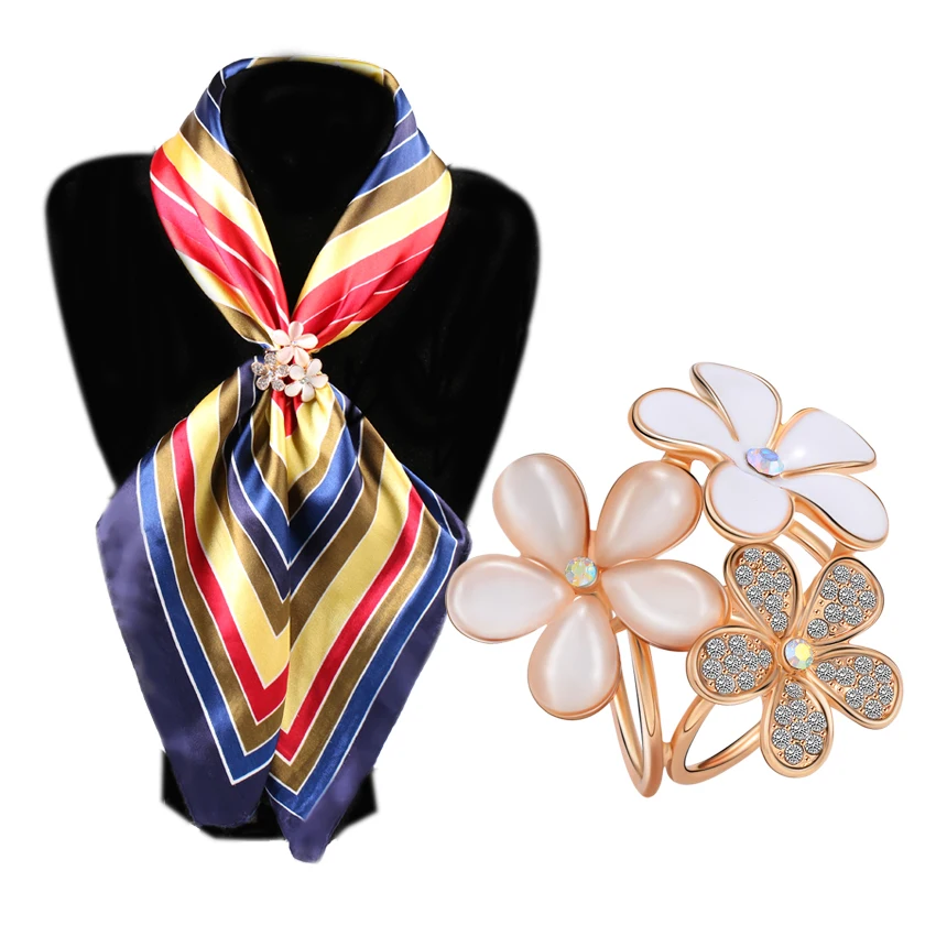 New Fashion Brooch Shirt Collar Brooch Luxury Women Lady Rhinestone