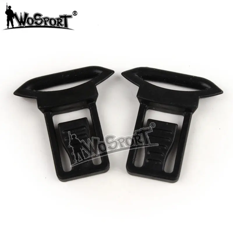 

WoSporT Sports Helmets Goggles Rail Buckle Support ABS Military Fast Helmets Accessories Goggles Rail Buckle 3.2*2.9cm DIY Parts