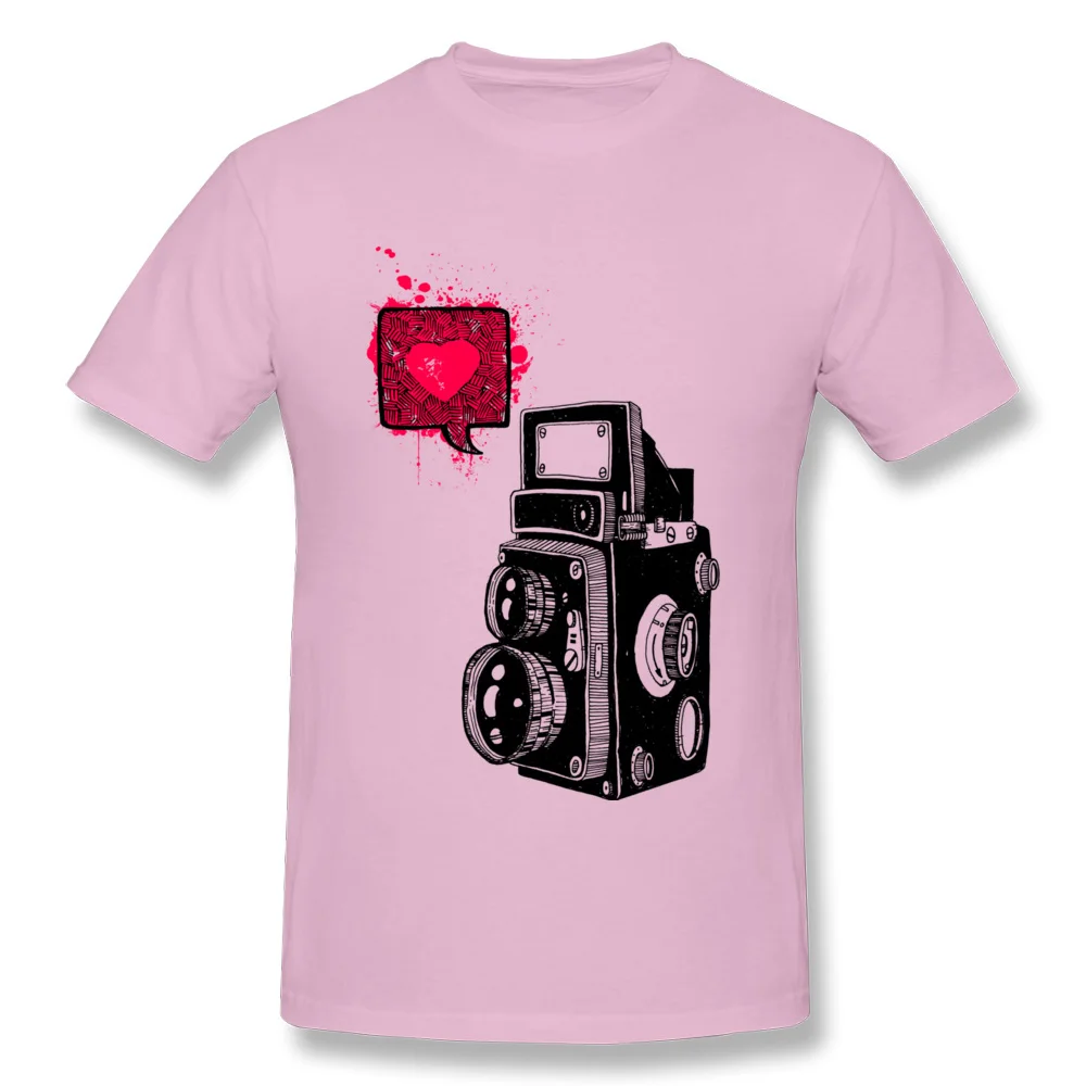 PhotoLove_Magnetic comfortable Summer 100% Cotton Crewneck Young Tops Shirts Comics Tshirts Cute Short Sleeve T Shirts PhotoLove_Magnetic pink