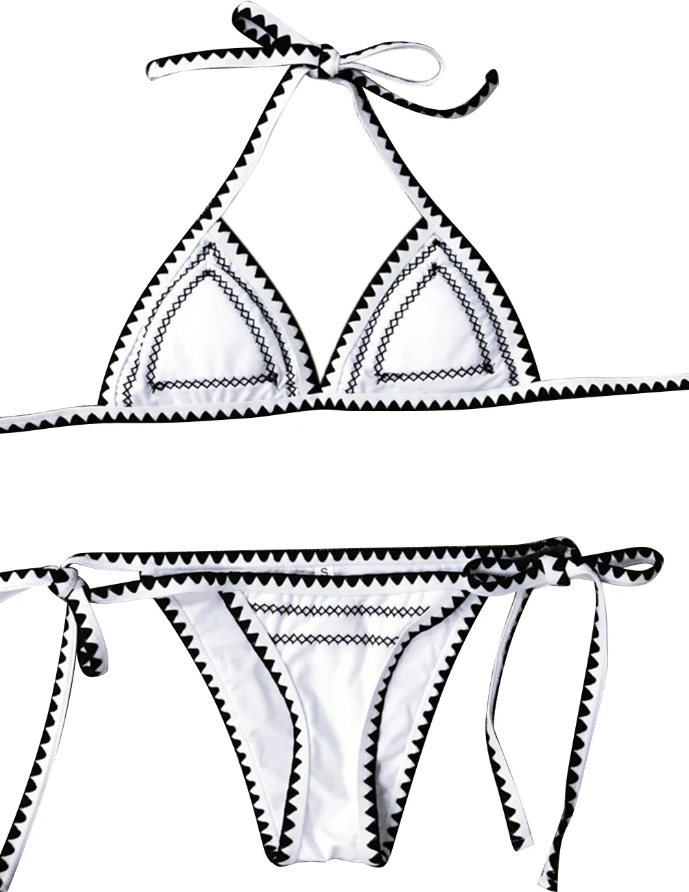 

2018 Mid Waist Bikini Women Swimwear Ruffle Bathing Suit Beach Handmade Crochet Knit Beach Bikini Summer Beach Wear