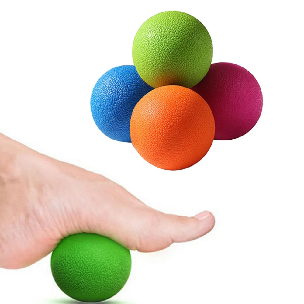 Триггер точка Массажный мяч ролик Myofascial Хоккей Лакросс мяч массаж фитнес-Мячи