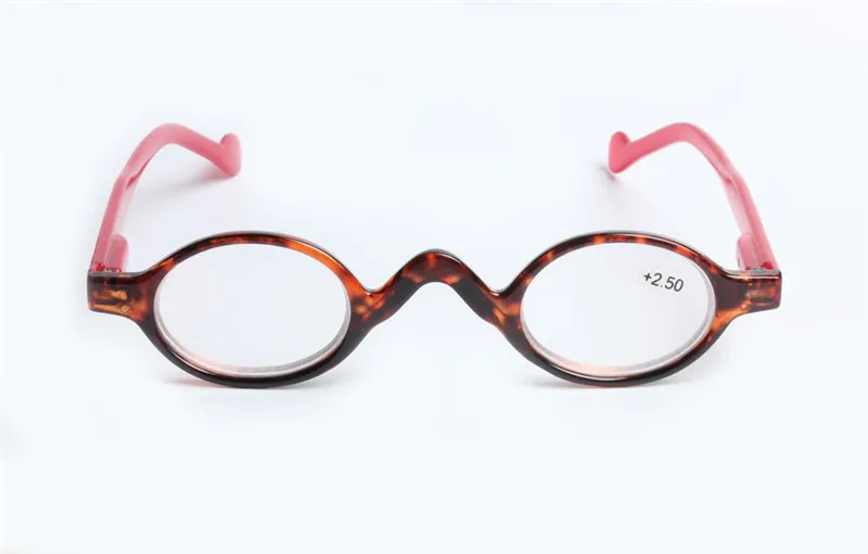 Модные rectro маленькие размеры очки для чтения маленькие ellips форма встроенный гибкий шарнир hyperiopia модные очки