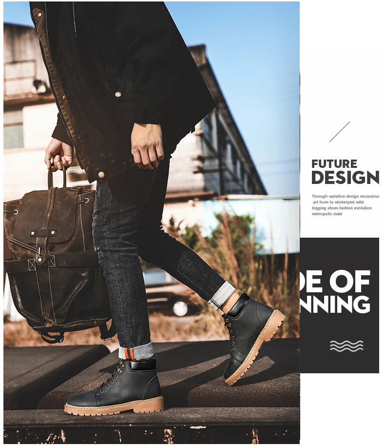 Men's Ankle Boot Motorcycle Men Boots Winter Warm Men Snow Boot With Fur Black Desert Military Boots Mens Tactical Boots' Army (14)
