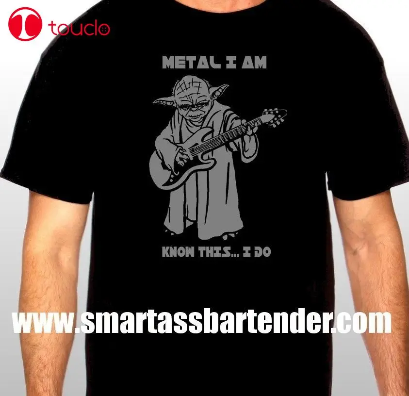 2019 Fashion 100% Cotton Yoda: &quotMetal I Am Know This Do&quot T-Shirt -All Sizes *Star Wars* Tee Shirt Hoodies | Мужская одежда