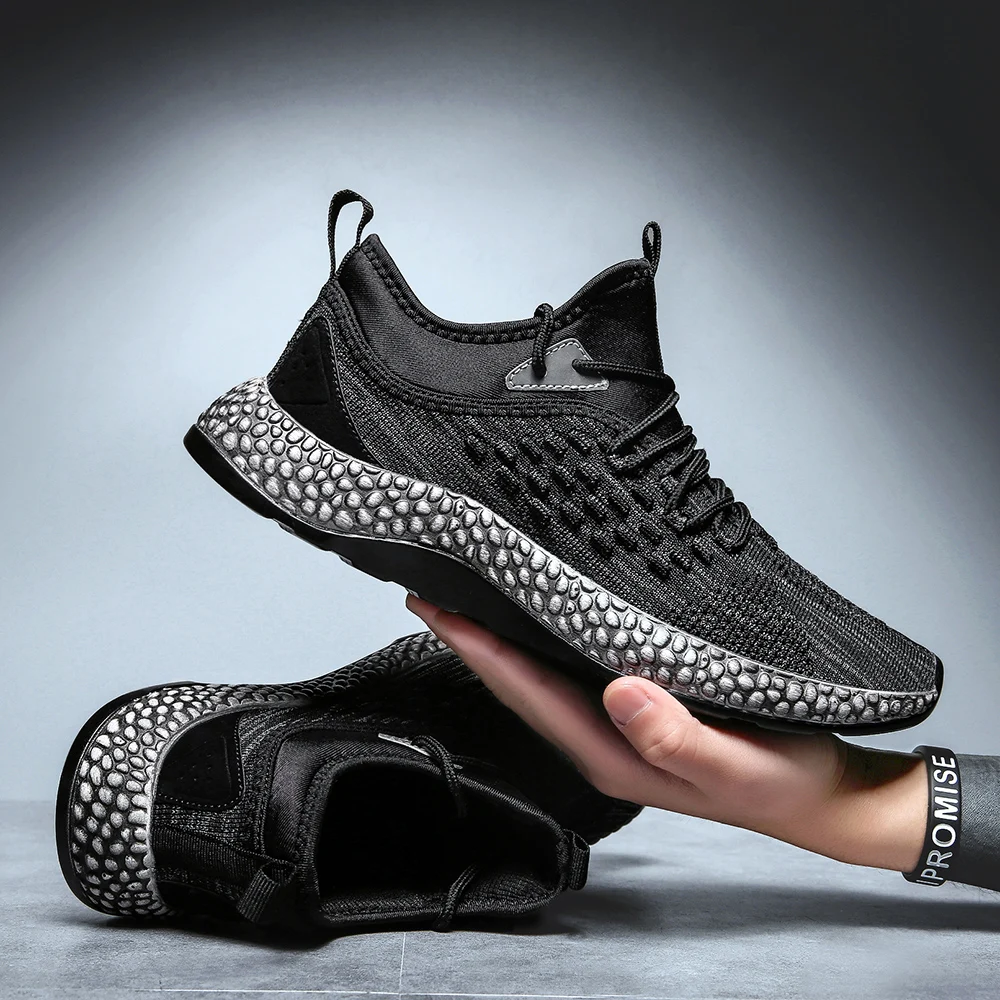 

Men Casual Shoes Male Sneakers Plus Size 12 Fly Knitting Soft Breathable Shoes Adult Youth Krasovki Men Footwear Erkek Ayakkabi
