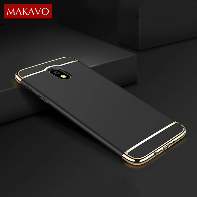 MAKAVO для Samsung Galaxy J5 2017 чехол 3в1 покрытие матовая жесткая задняя крышка корпуса J3 J7