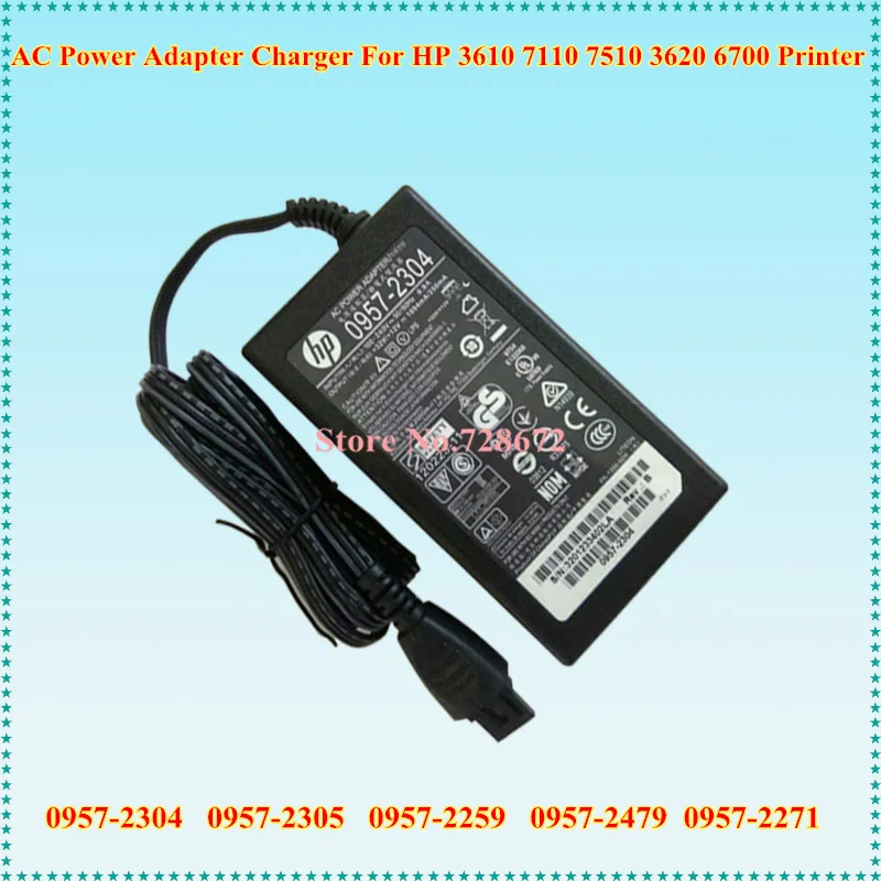0957-2304 0957-2305 32V 1094mA 12V 250mA Power Supply Adapter Charger For HP Officejet 3610 7110 7510 3620 6700 Printer | Компьютеры и