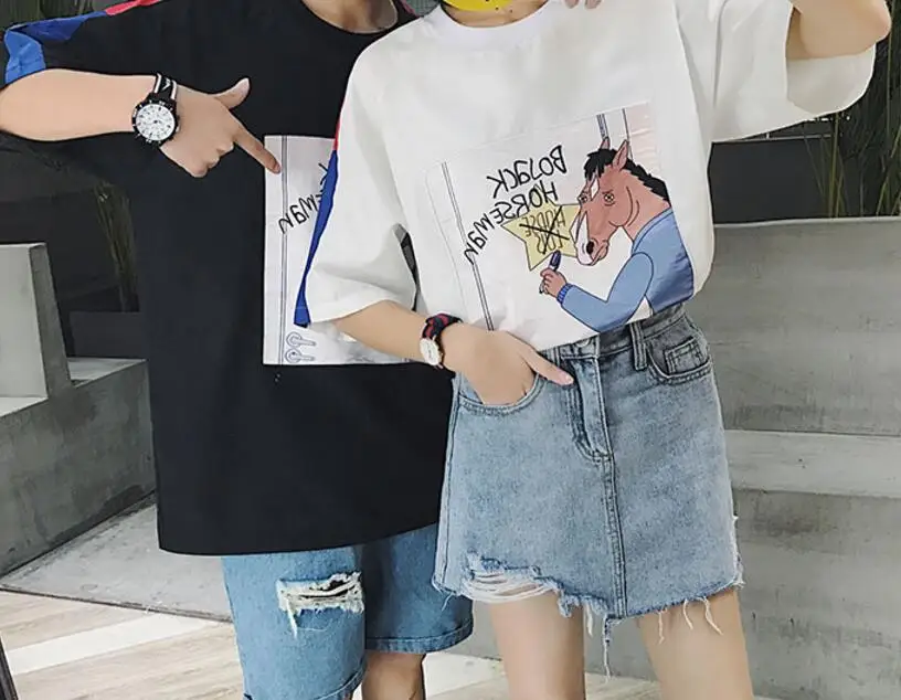New Collection Spring Sports T-shirt For Couples Fashionable Harajuku Ulzzang Japanese Style T-shirt Summer Vintage Soft T-shirt6