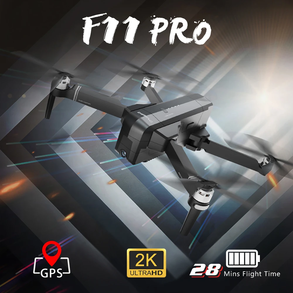 Sjrc F11 Pro Gps Дрон с 2khd Wifi Fpv камерой/F11 2K бесщеточный Квадрокоптер время полета 25