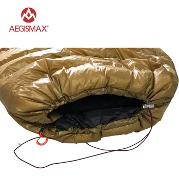 AEGISMAX Envelope 95% White Goose Down Sleeping Bag FP800 M L 3