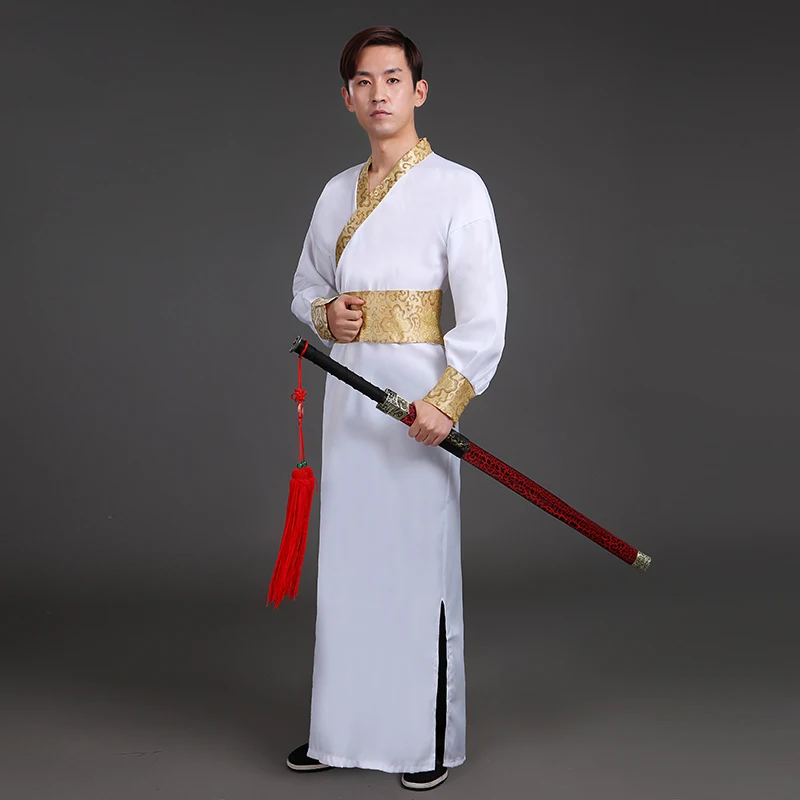 Мужской костюм Hanfu для взрослых улучшенный китайский стиль|Танцевальный