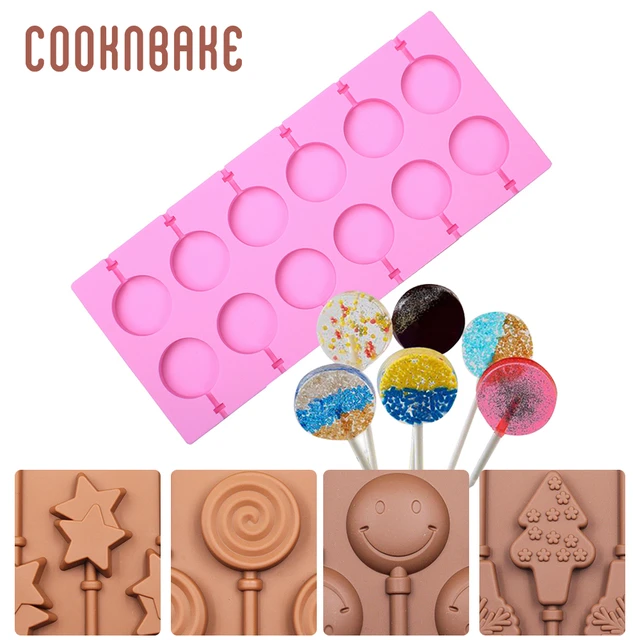 Silicone Molds Chocolate Lollipops  Silicone Molds Candy Lollipops -  Silicone Molds - Aliexpress