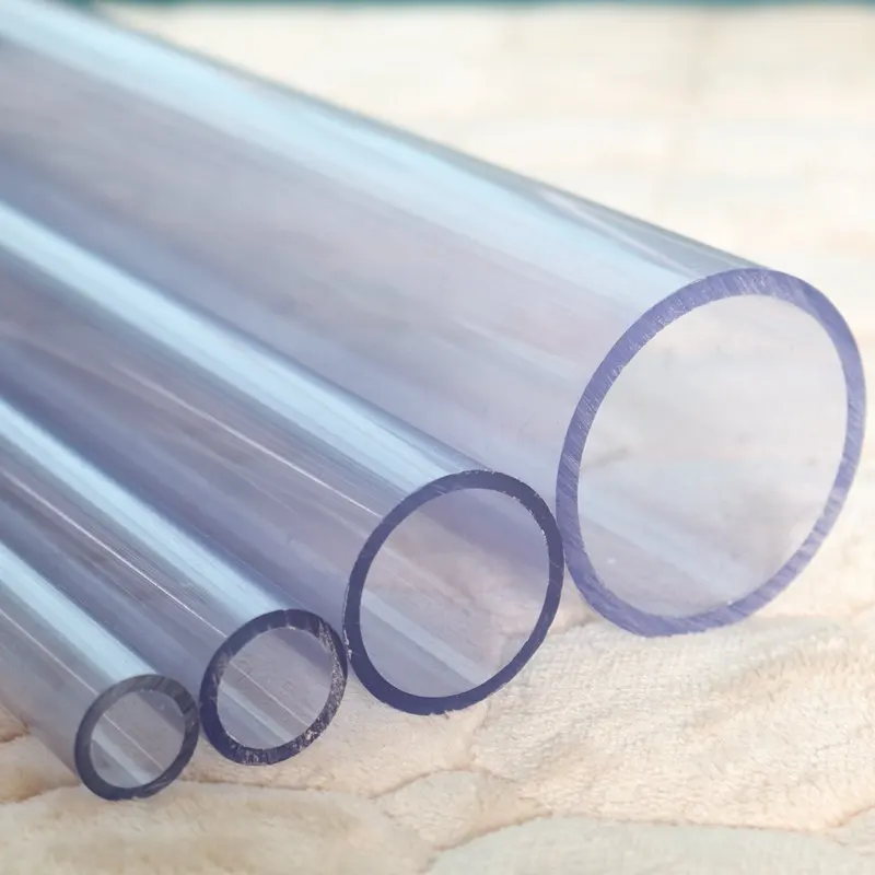 Tube PVC rigide transparent