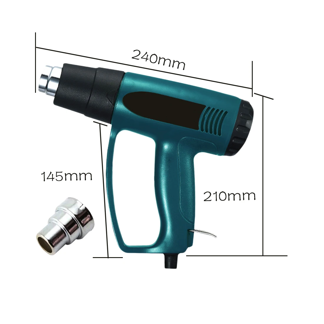 

Adjustable Heat gun Soldering Tools 2000W AC220 Digital Electric Hot Air Gun Temperature-controlled Building Hair dryer