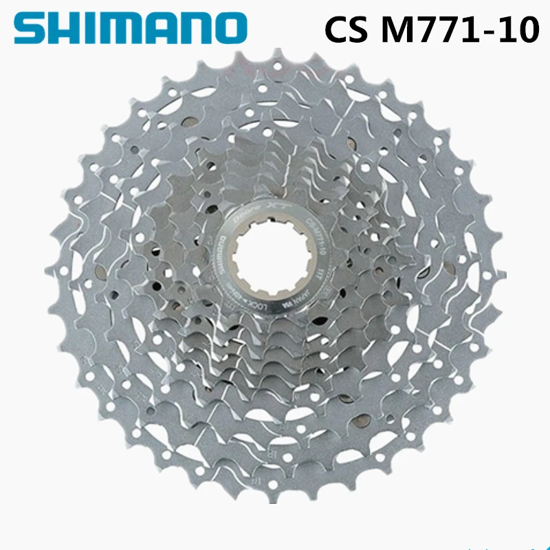 

SHIMANO XT CS M771-10 11x36T 34T 10 Speed MTB Bike Bicycle Cassette Freewheel