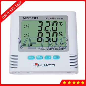 

A2000-TH Digital LCD Thermometer Hygrometer with Electronic Temperature Humidity Meter Indoor Outdoor Tester Sound Light Alarm