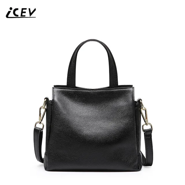Icev New Simple 100 Genuine Leather Handbags Organizer Bags Icev New Simple 100 Genuine Leather Handbags Organizer Bags Women Famous Brands Fashion