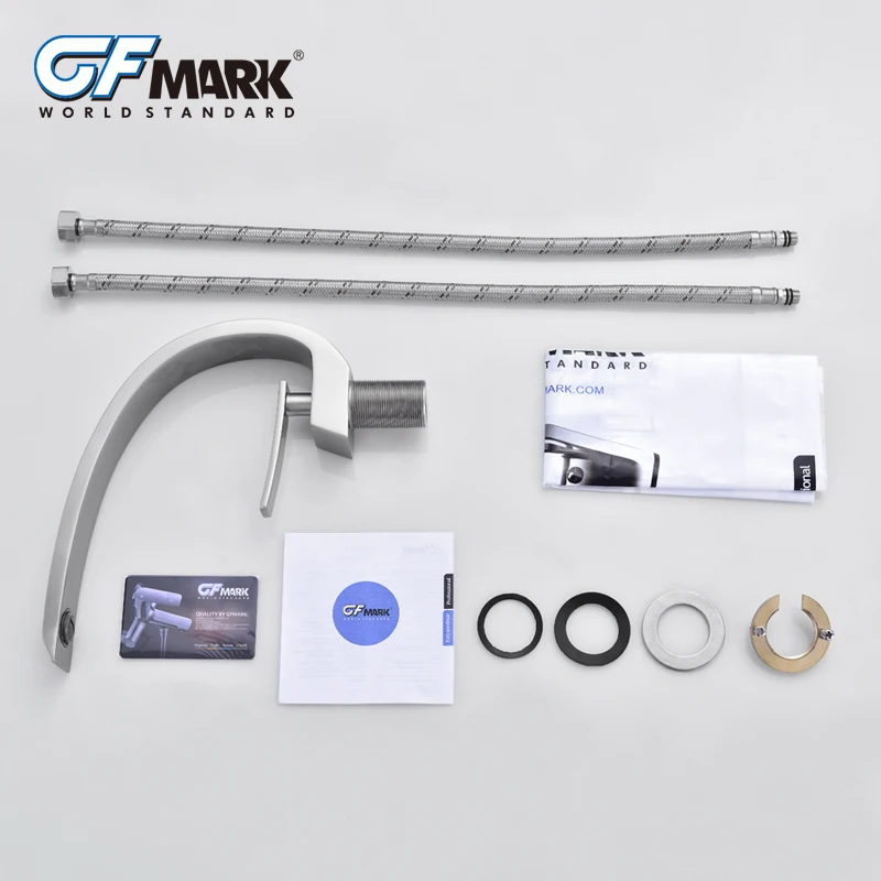 GFmark матовые Смесители для ванной комнаты латунные смесители современный