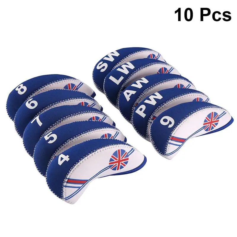 10 шт./упак. охватывает гольф клюшки Глава протектор клуб Headcovers гладить чехол для