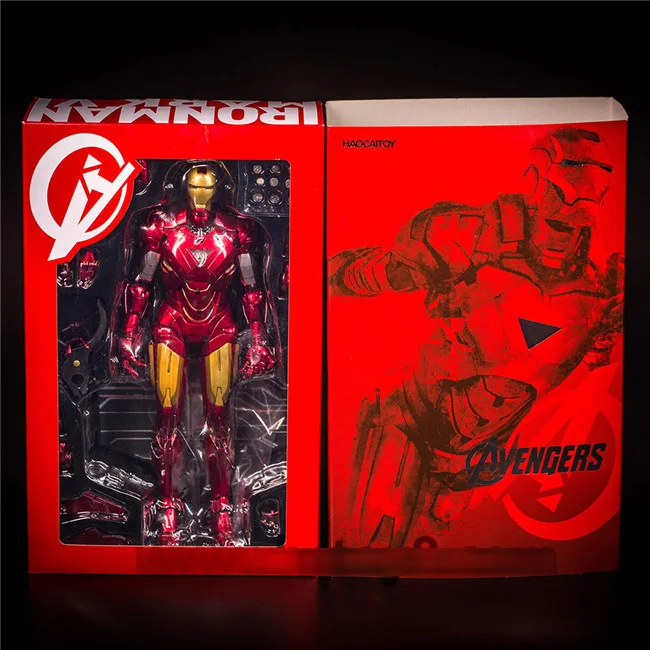 

Super Hero Iron Man Action Figure 28cm MK6 Iron Man Doll PVC figure Toy Anime Figure kids toys for fans gift