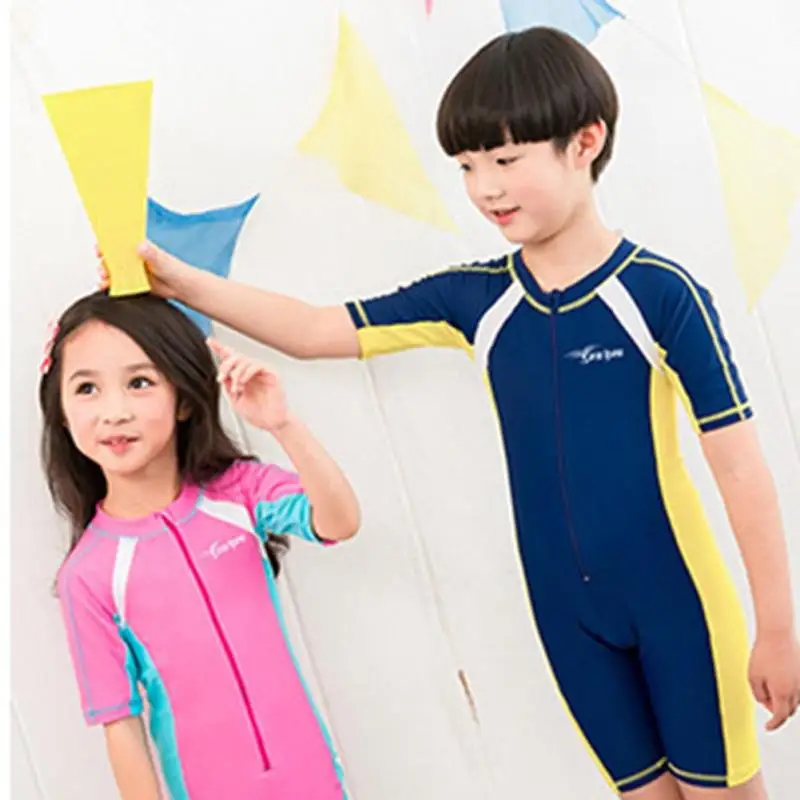 

Boys Girls Swimsuits Kids Bathing Suits Girl Children Beach Wear Diving Swimming Suit boys One Piece Swimwear for Girls