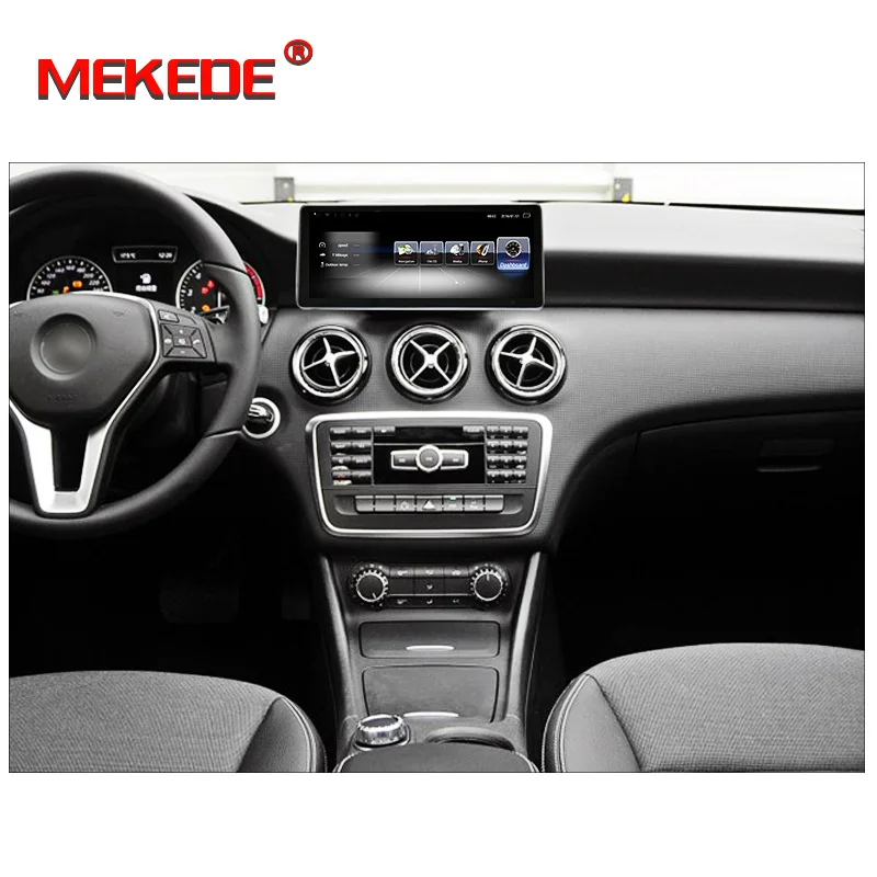 Discount MEKEDE 3G RAM 32G ROM Android 7.1 4G LTE car multimedia player for Mercedes Benz A Calss W176 2013-2015 GPS Navigation radio 1
