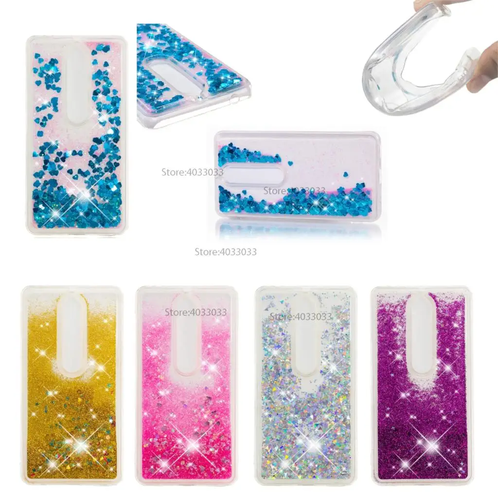 

TPU Case for Nokia 6 2018 TA-1050 TA-1043 Dynamic Flow Liquid Flash Crystal Clear Back Cover for Nokia 6 2018 TA 1050 1043 Bag