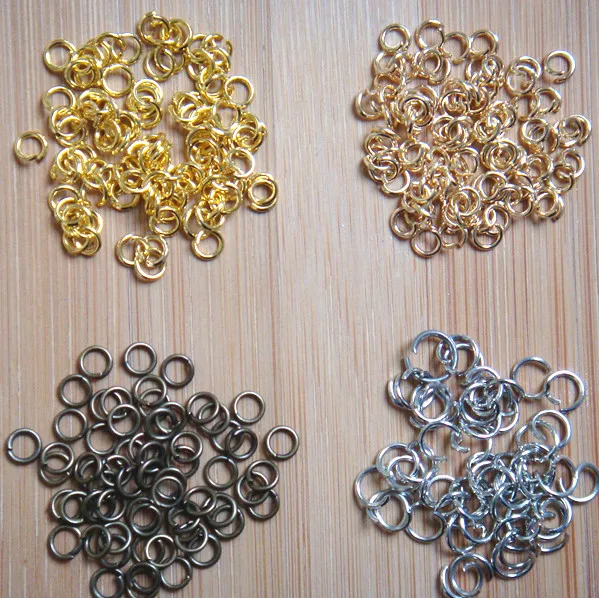 

100PCS DIY accessories opening circle ring.