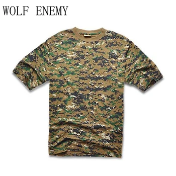 

New T Shirt Men Camo t shirt Mens Brand Short Sleeve Plus Size 4XL Tactical Military Outdoor Camisetas Hombre
