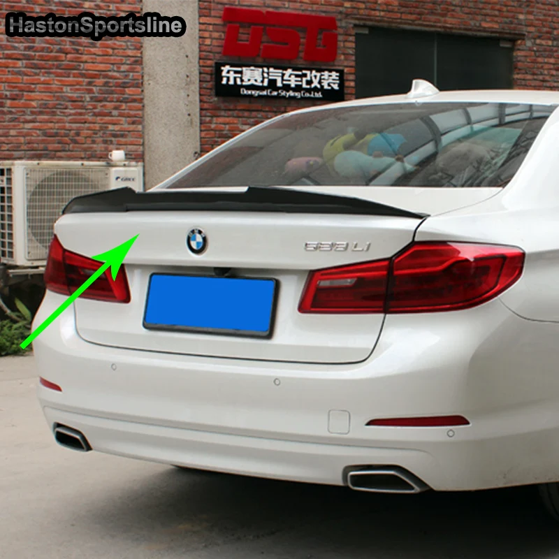 Вверх G30 дизайн psm углеродного волокна задний спойлер загрузки губы крыло для BMW G30