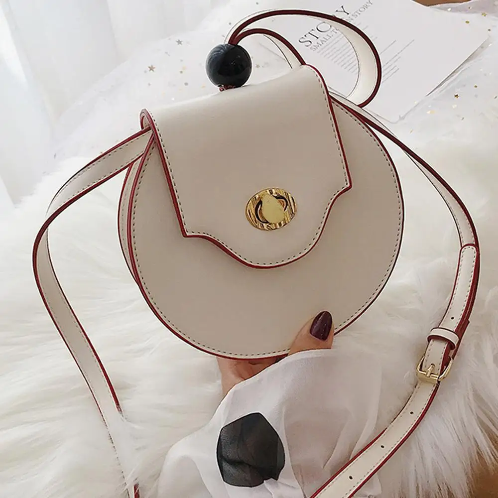 Fashion Women's Saddle Bag PU Leather Patchwork Color Small Shoulder Bag High quality Luxury Handbags Messenger Bag Cute#20