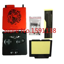 Ремешок китайский дракон Красный корпус с винтами части для GBASP корпус оболочка Крышка Рождественский подарок