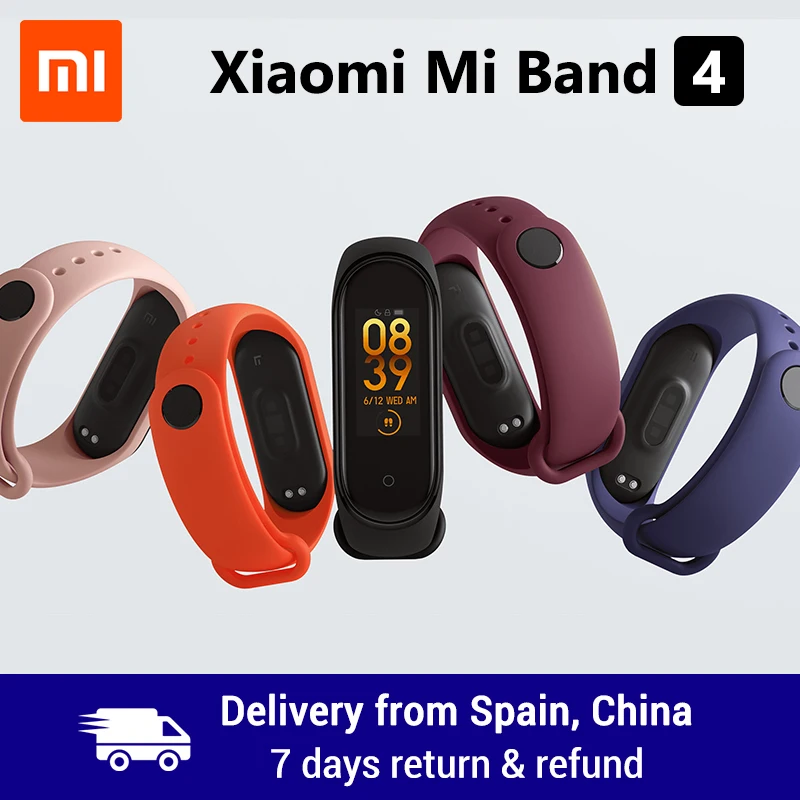 

Xiaomi Mi Band 4 Smart Band 0.95inch AMOLED 120X240 Full Color Screen Bluetooth 5.0 Wristband 50m Waterproof Smart Bracelet