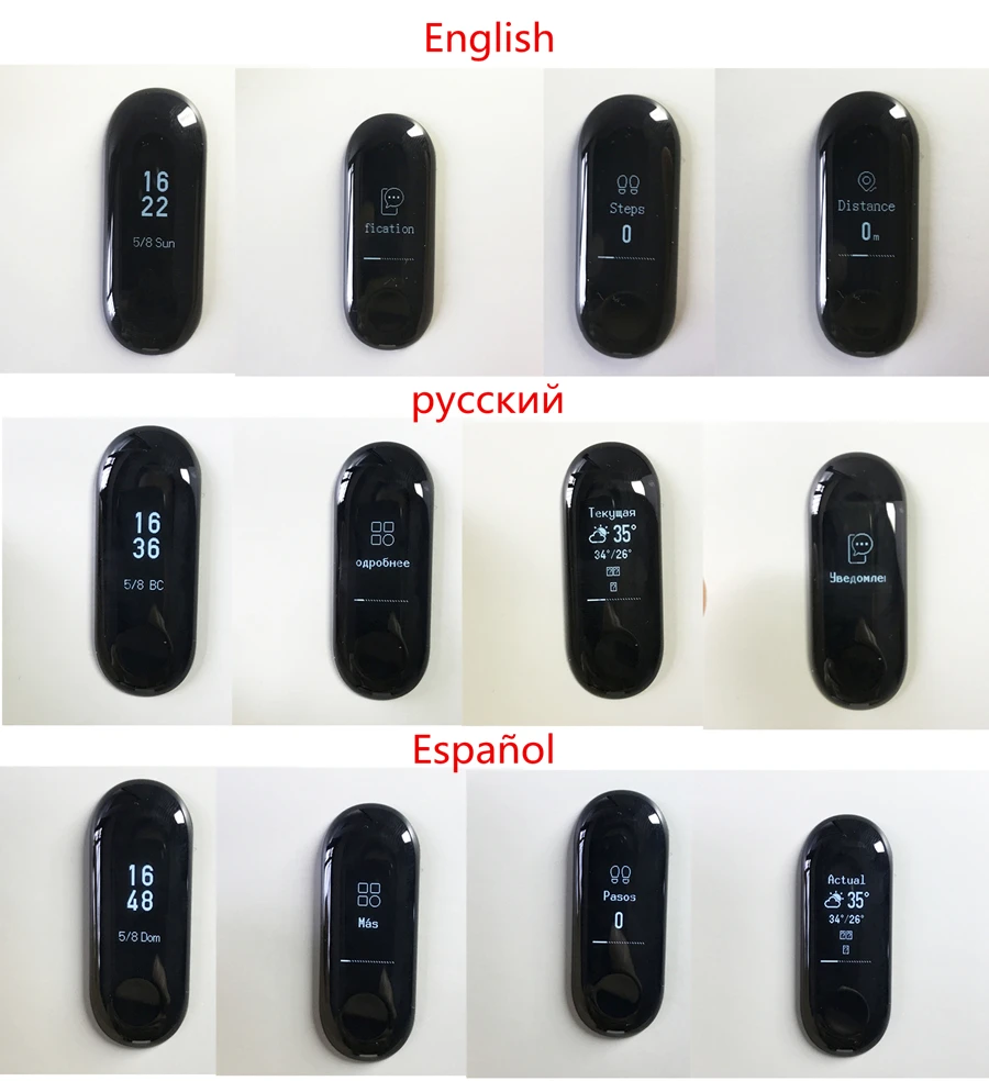 Xiaomi mi Band 3 умный браслет не NFC bluetooth погода Forecate фитнес трекер band с зарядным