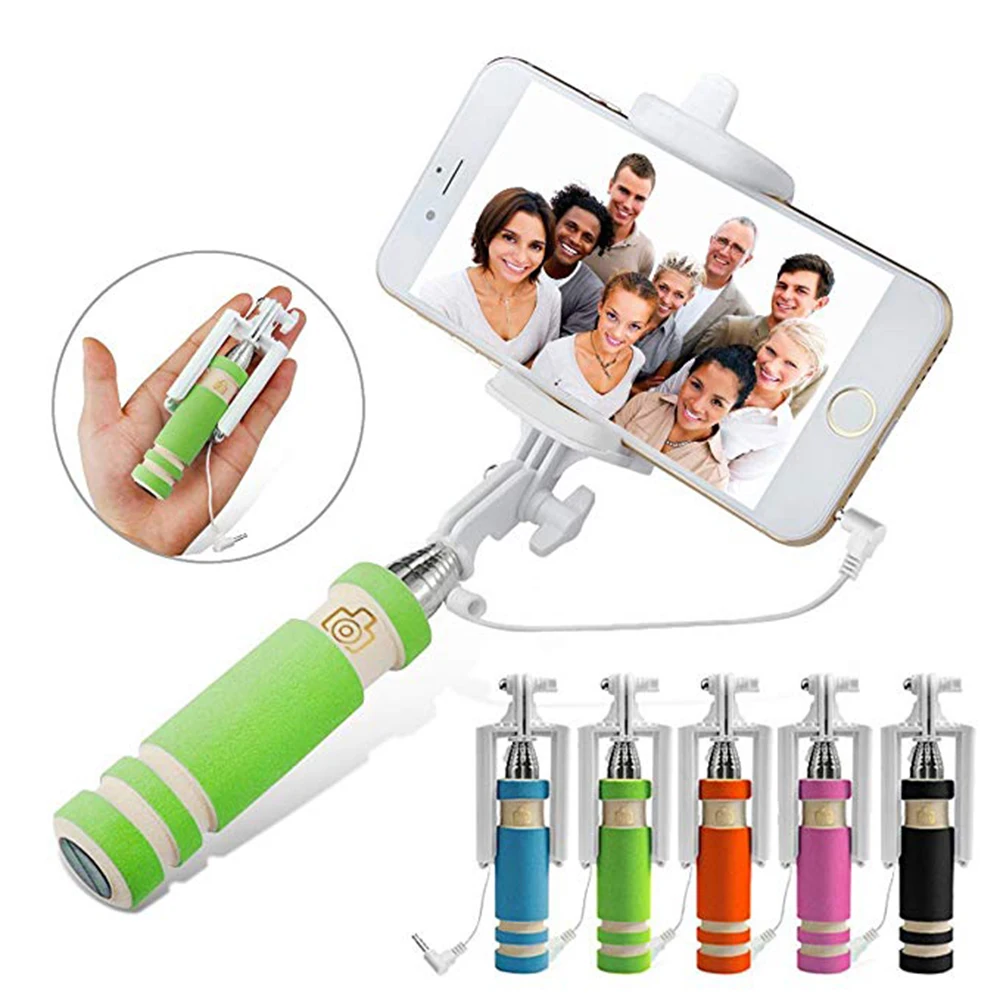 

Handheld mini selfie stick for iPhone Android