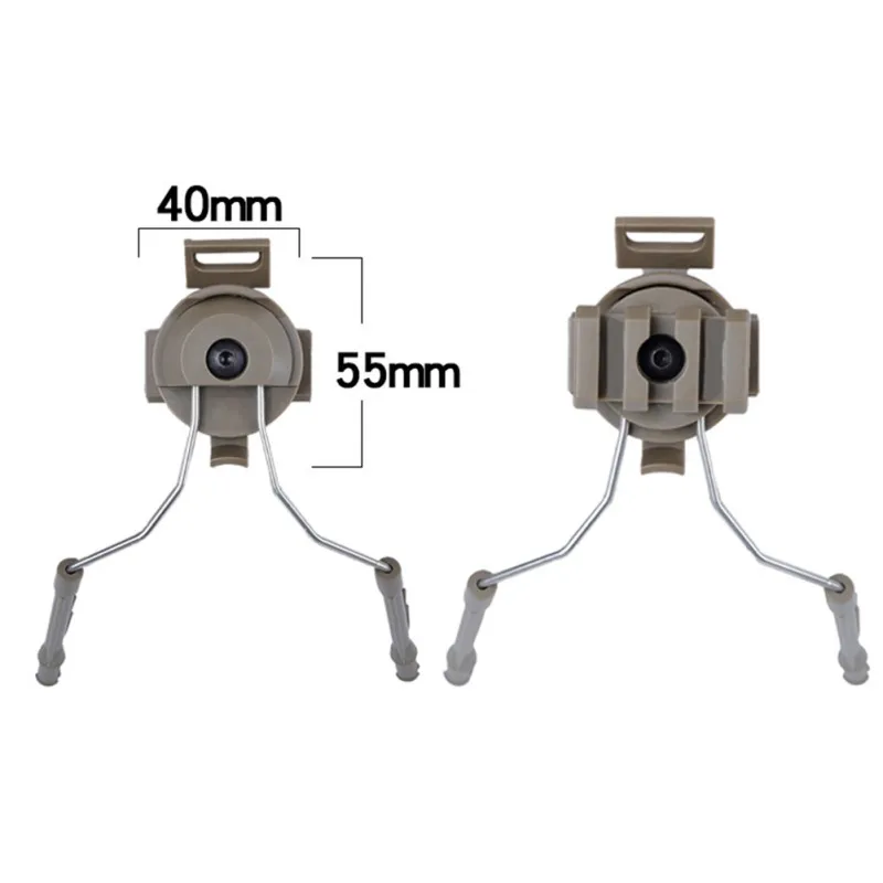 Аксессуары для шлема тип держатель для гарнитуры Быстрый Шлем рельсовый адаптер набор BK/DE/FG шлем рельс подвеска кронштейн