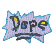 Нашивка вышитый логотип ягненка с железом спереди байкерская куртка на заказ DIY нашивки мотоциклетная этикетка рокер патч