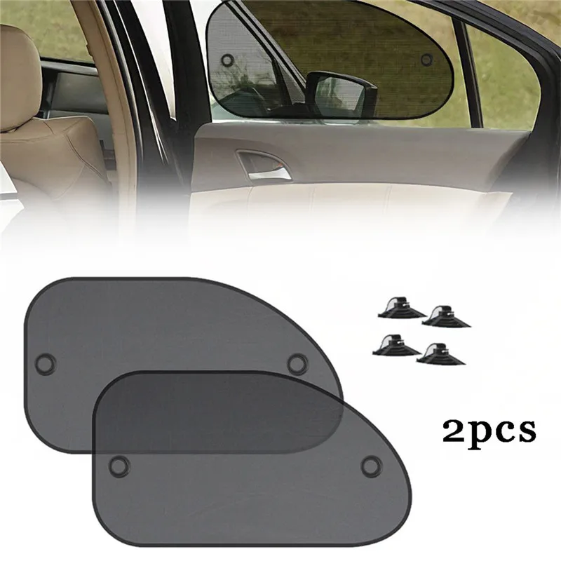 

2PCS Sun Shade Window Cover Block 44*36CM Static Cling Visor Shield Screen Car Rear Side SunShade Cover dropship 19Y27