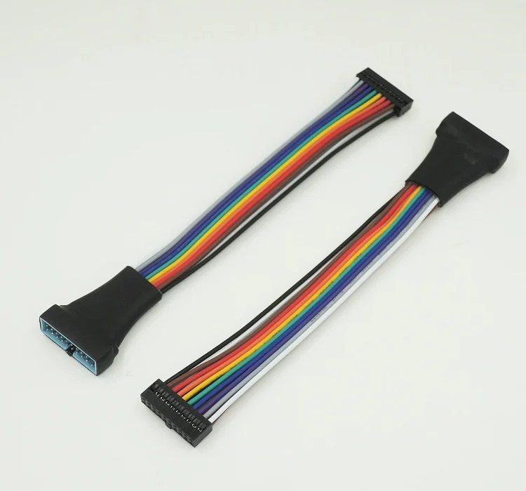 

12cm Motherboard Mainboard USB3.0 20Pin Female to USB 3.0 20 Pin Male Extension Cable,10pcs/lot