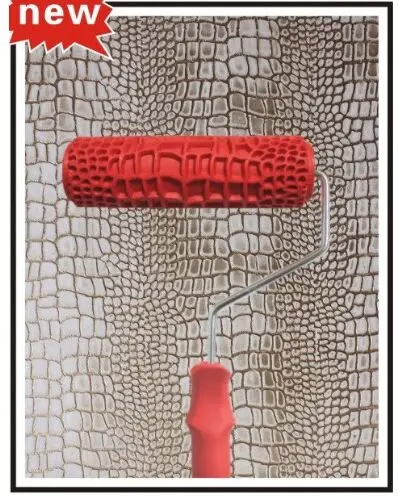 

A++ quality Rubber roller fit to 7" (7 inch) decoration machine for decorative Wall texture Rubber Paint Roller EG324