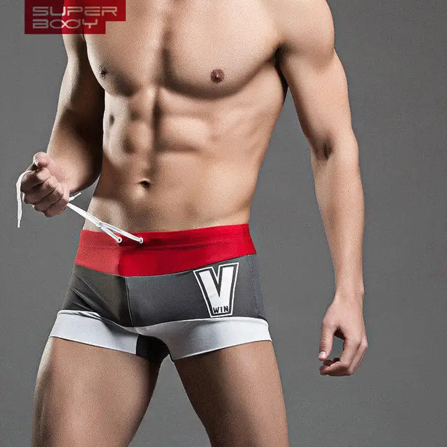 Special Offers 5-PACK Swimsuit 2017 Swimwear Men Sexy Shorts Men's Large Size Shorts For Beach Swim Swimming Sexy Mens Funny S 1502-ST-5