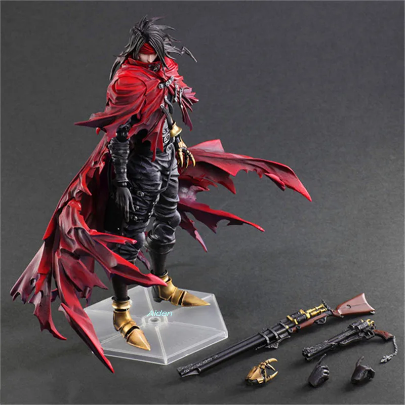 11 "Final Fantasy Vincent Valentine Cerberus Play Arts Face-lifting ПВХ фигурка Коллекционная модель игрушечная коробка 27 см L253