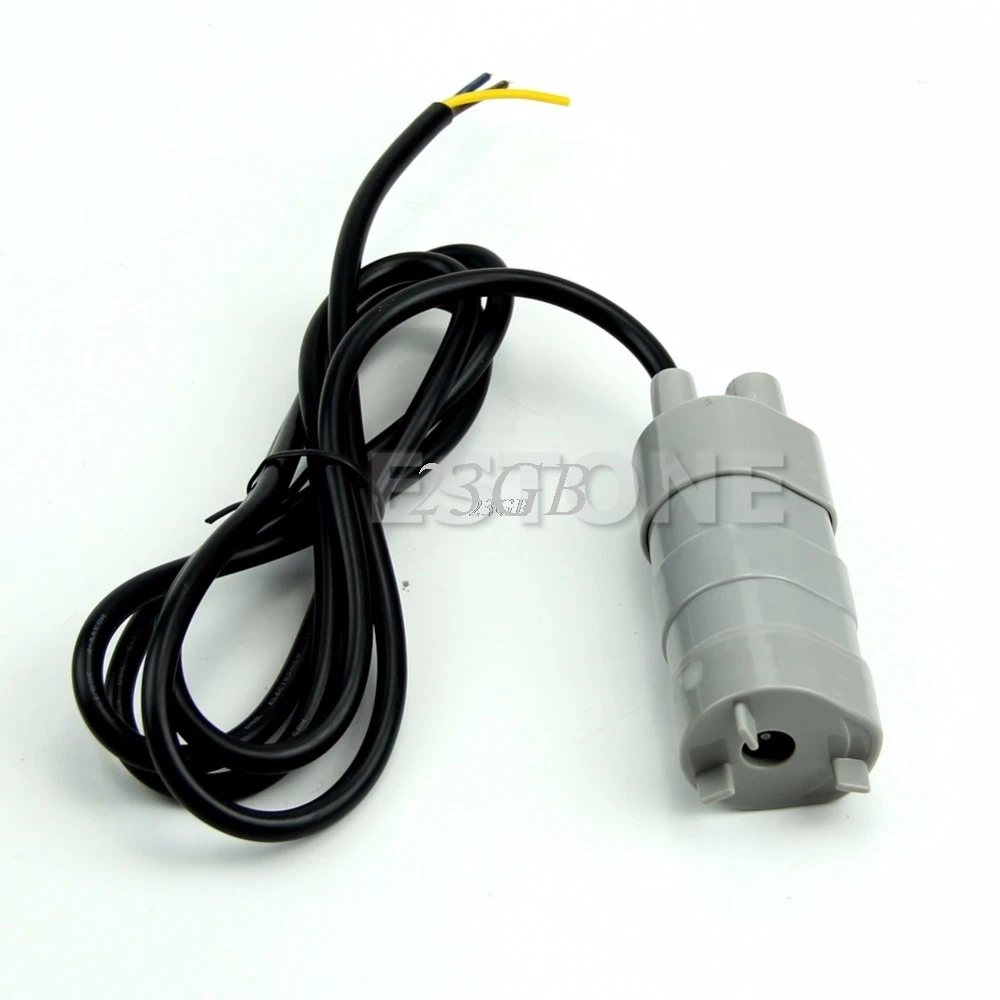 

Submersible Water Pump DC12V 1.2A Micro Motor 5M 14L/Min 600L/H 6-15V JUN26_25