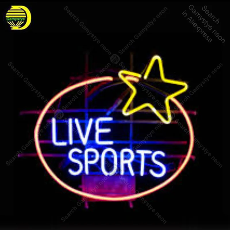 Neon light sign Love Sports Beer star room Window Lamp store display real glass tubes Letrero lights enseigne Handcraf | Освещение