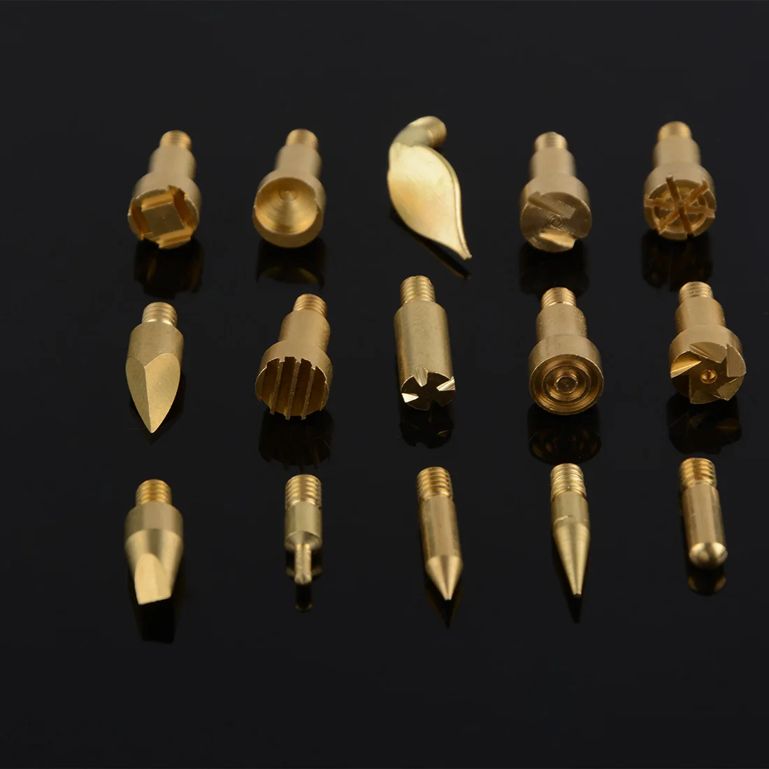 22pcs/lot Wood Burning Pen Tips Stencil Soldering Iron Tip For Pyrography Woodworking Carving Tool for DIY Hobby Craft
