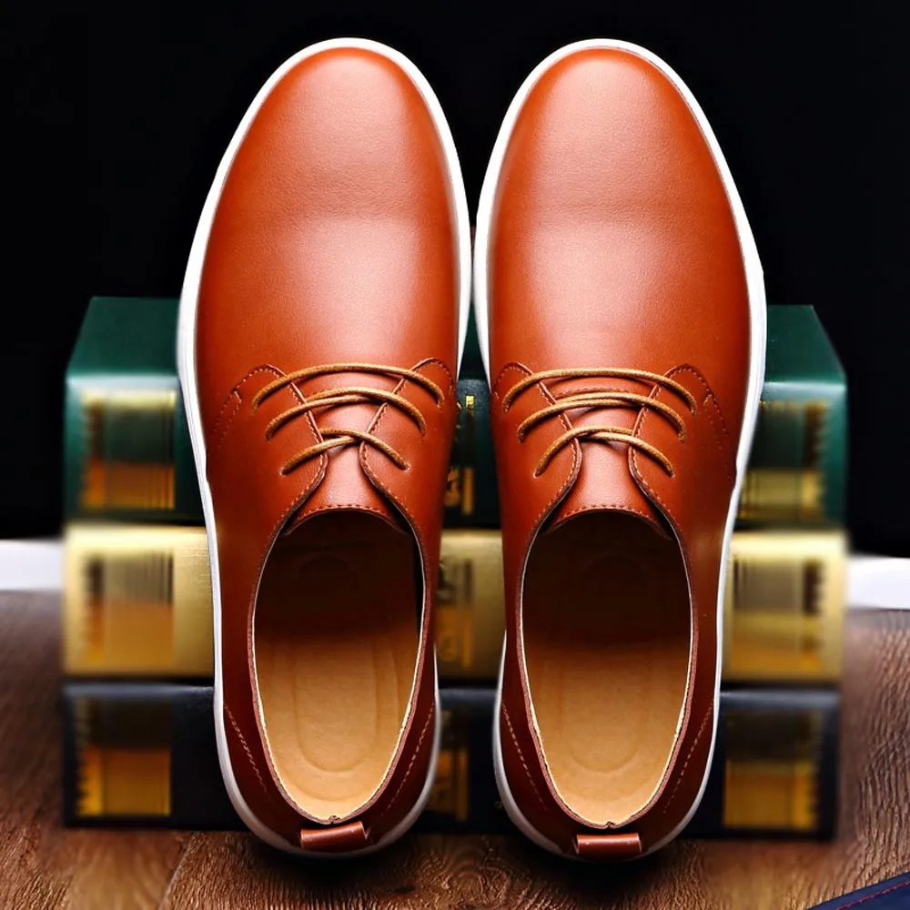 Роскошная брендовая мужская обувь в деловом стиле; Повседневная модная кожаная обувь; цвет черный, синий, коричневый; свадебные туфли для мужчин; большие размеры 47