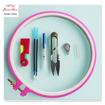 

cross Stitch device tools scissors hoist threader refills 19CM embroidery needle embroidery circle